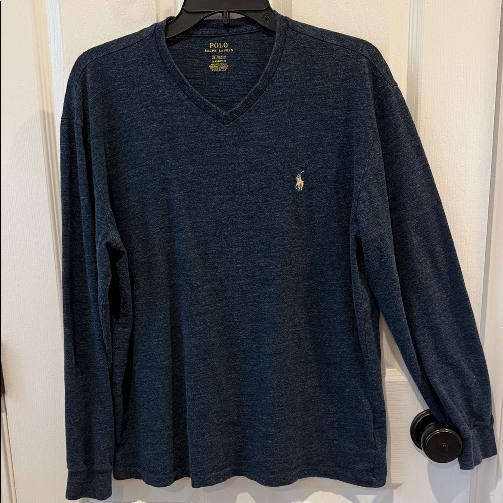Polo by Ralph Lauren Navy Long Sleeve Shirt